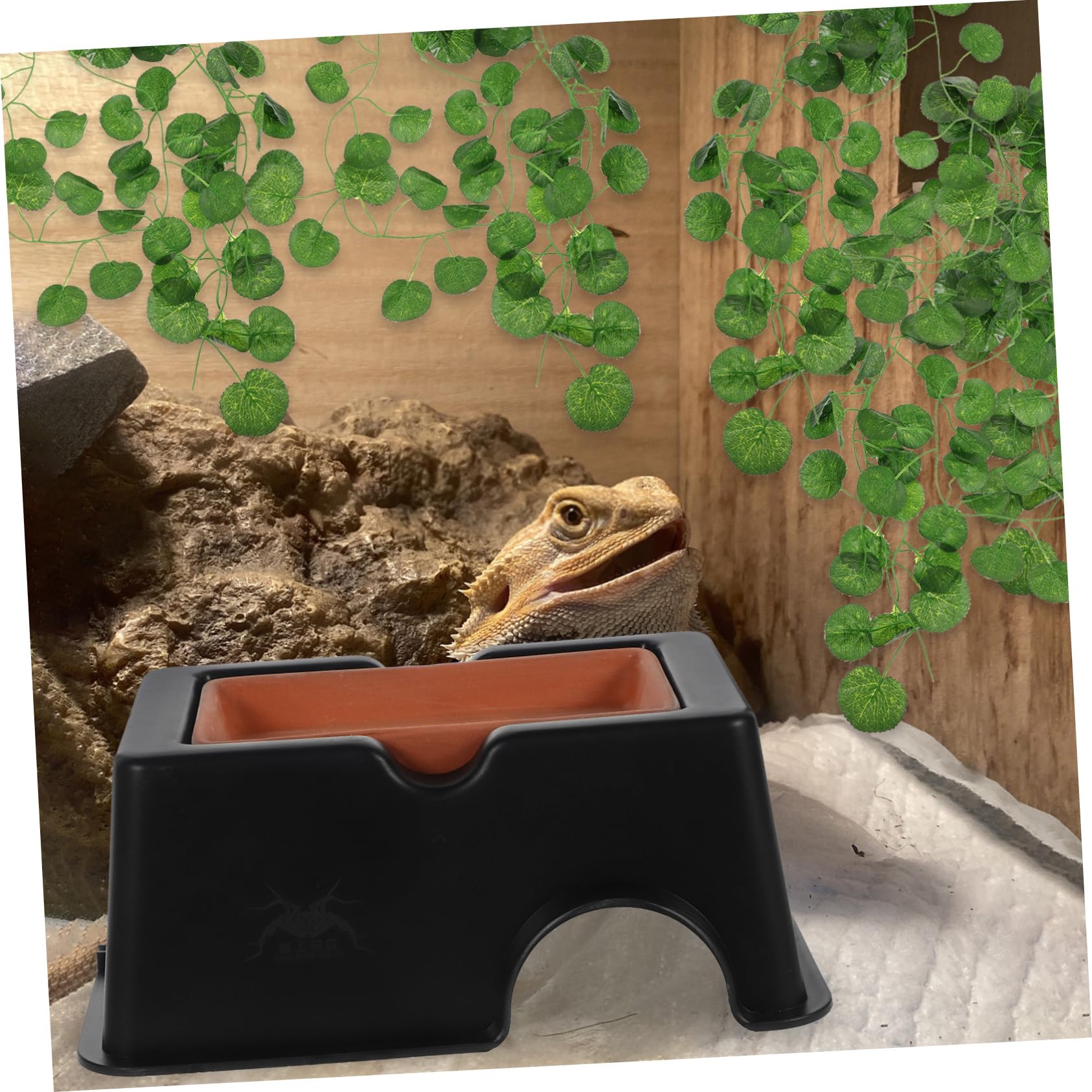 Happyyami 3pezzi Caverna Per Rettili Ceramica Umidificata Rifugio Versatile Per Tartarughe e Animali Domestici Habitat Naturale Per Terrario Nascondiglio Decorativo Per Rettili e Anfibi