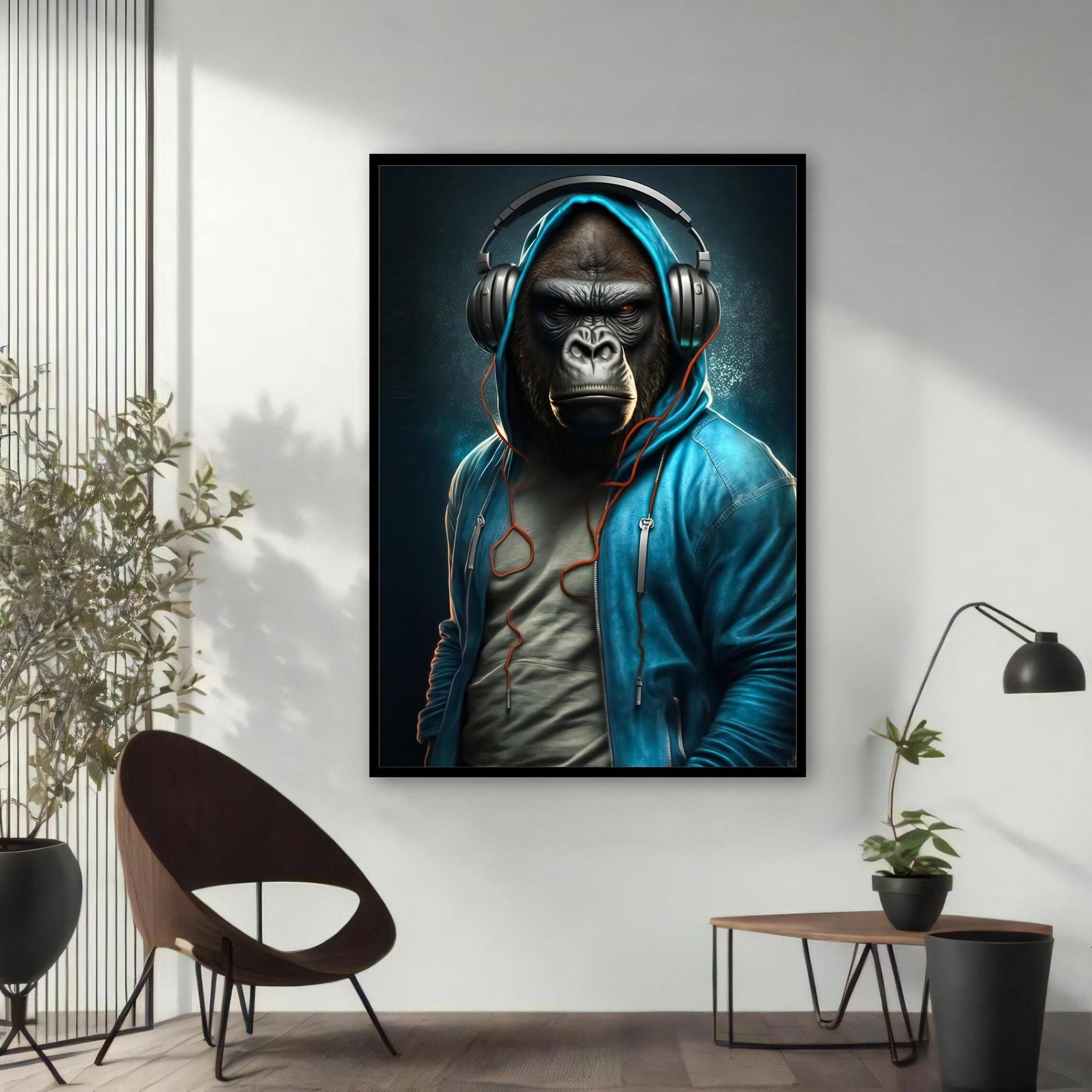 Chimpanzé cool affiches et impressions pour transformer un mur vide 70x100