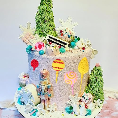 Miniatura 6 de Molde de silicona para soldado cascanueces, adornos de bolas de Navidad, molde de chocolate, decoración de pastel de Navidad, moldes para hornear