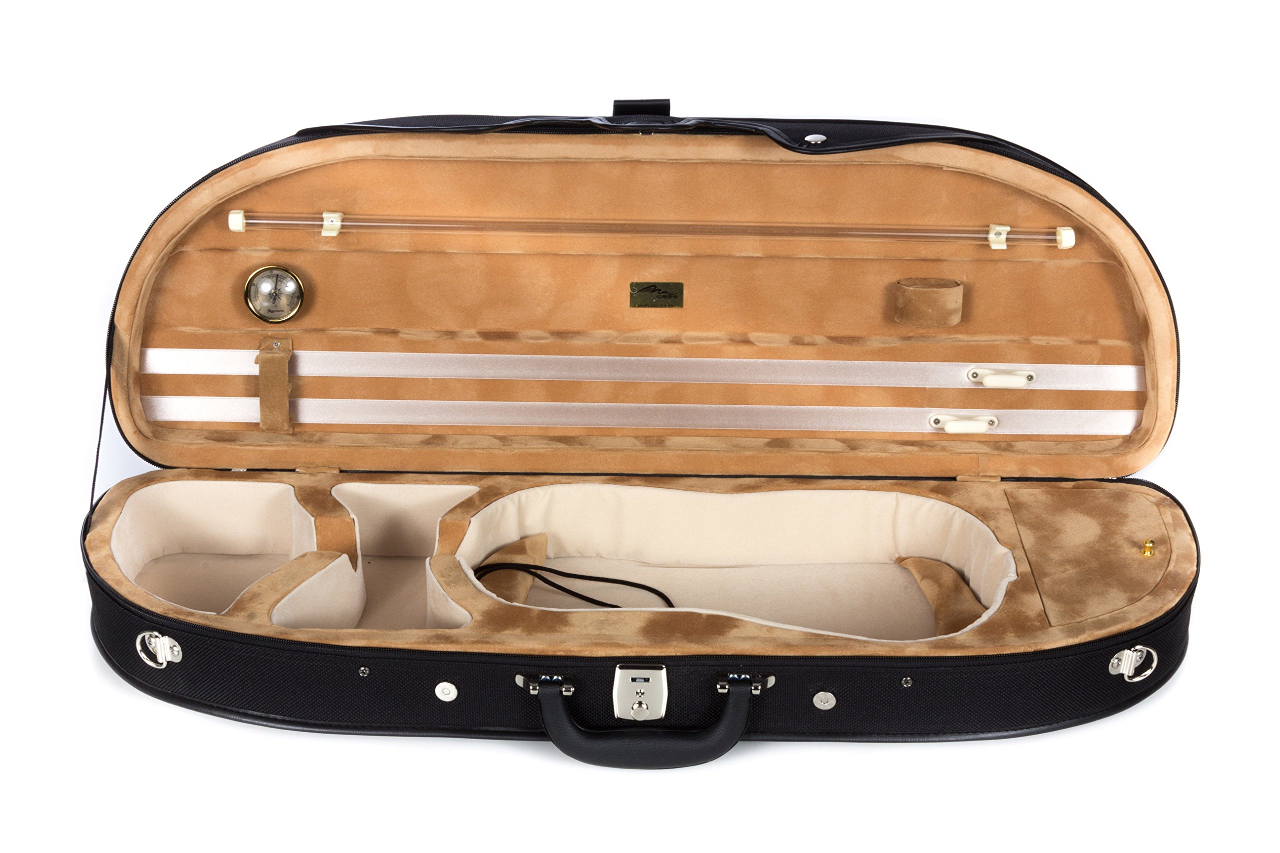 Schiuma custodia per violino 4/4 Classic Nero - Macchie di Miele M-case