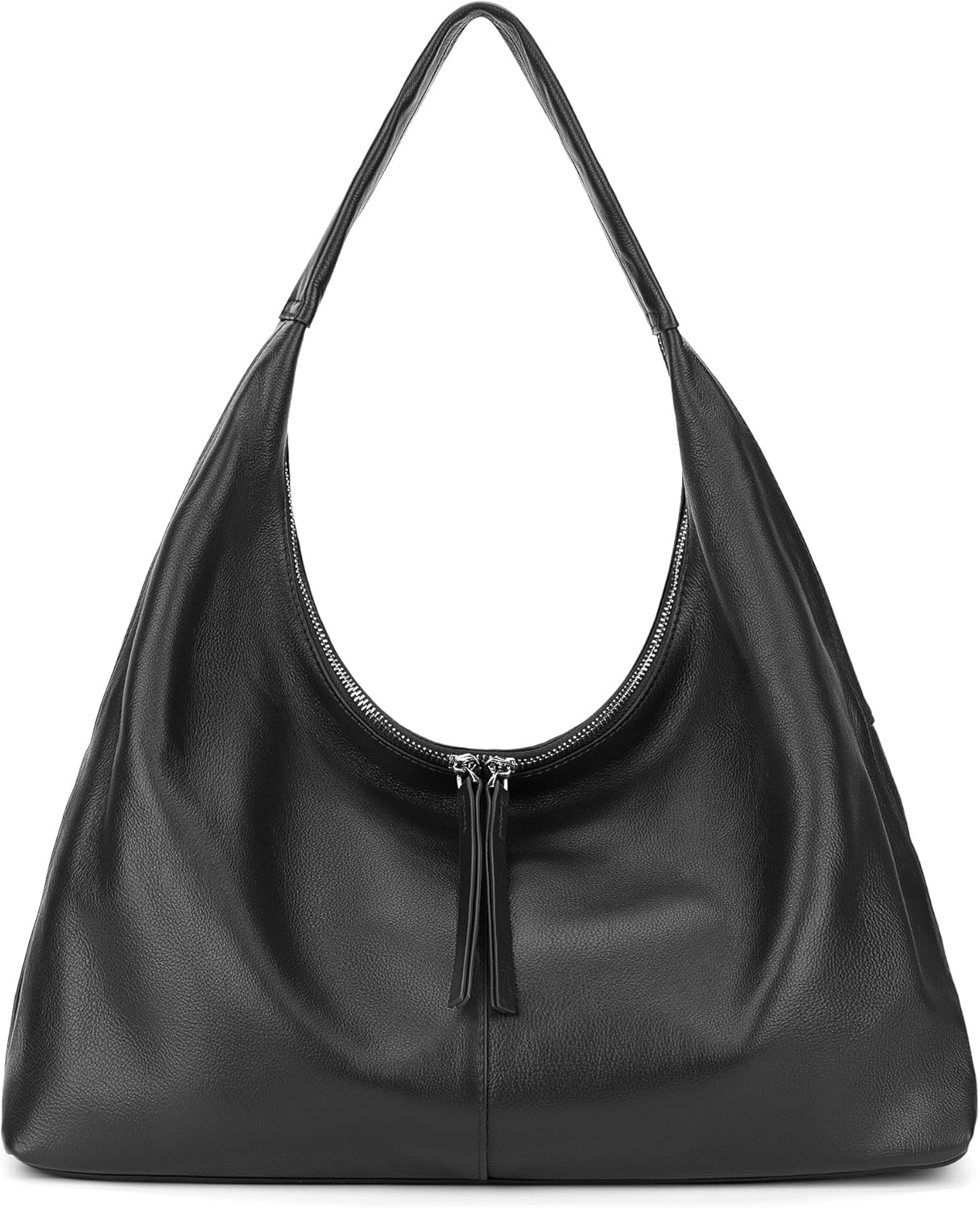 befen Leather Slouchy Hobo Bags for Women, Ultra Soft Large Tote Bag Purses, Lightweight Shoulder Handbag for Work Travel