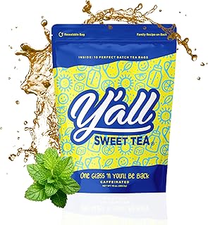 Iced Tea Bags One Gallon Size in 10 Gallons Per Pack Quick Brew Authentic Southern Ice Tea | As Seen on Shark Tank (Caffeinated)