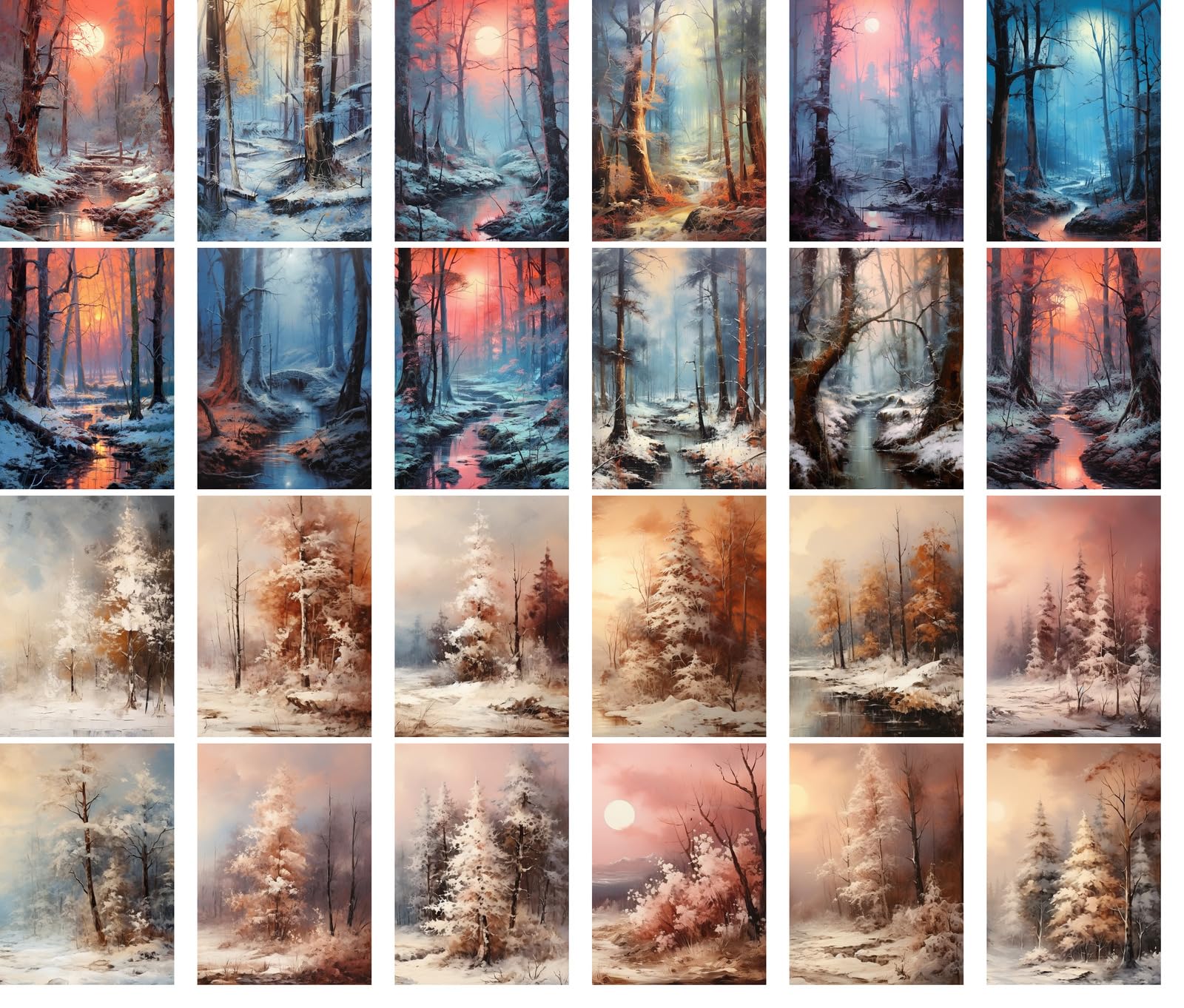 PIXILUV Vintage Postcards (24 pcs 4"x6" each) Santa's PIXILUV Vintage Postcards (24 pcs 4"x6" each) Santa's