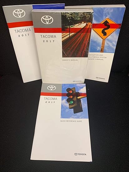 2017 TOYOTA TACOMA OWNERS MANUAL PDF visual data 8