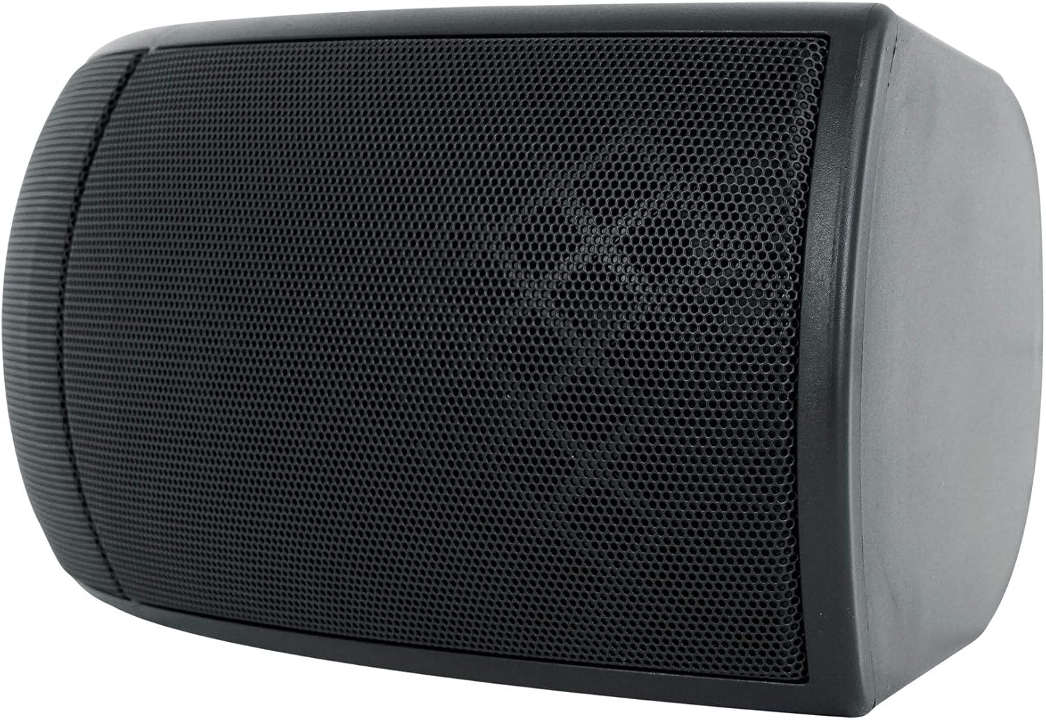 Rockville Wet-D4 Black Dual 4" 70V/100V Indoor/Outdoor Speaker, 8-Ohm Bypass, Weather-Resistant, Angled Dual Woofers for Restaurants and Patios