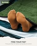 Sportneer Sleeping Bag, 3-4 Seasons Sleeping Bags for Adults Kids Warm Cold Weather Waterproof Lightweight Portable Sleeping Bag for Adults Boys Girls Camping Hiking Backpacking Outdoor Travel