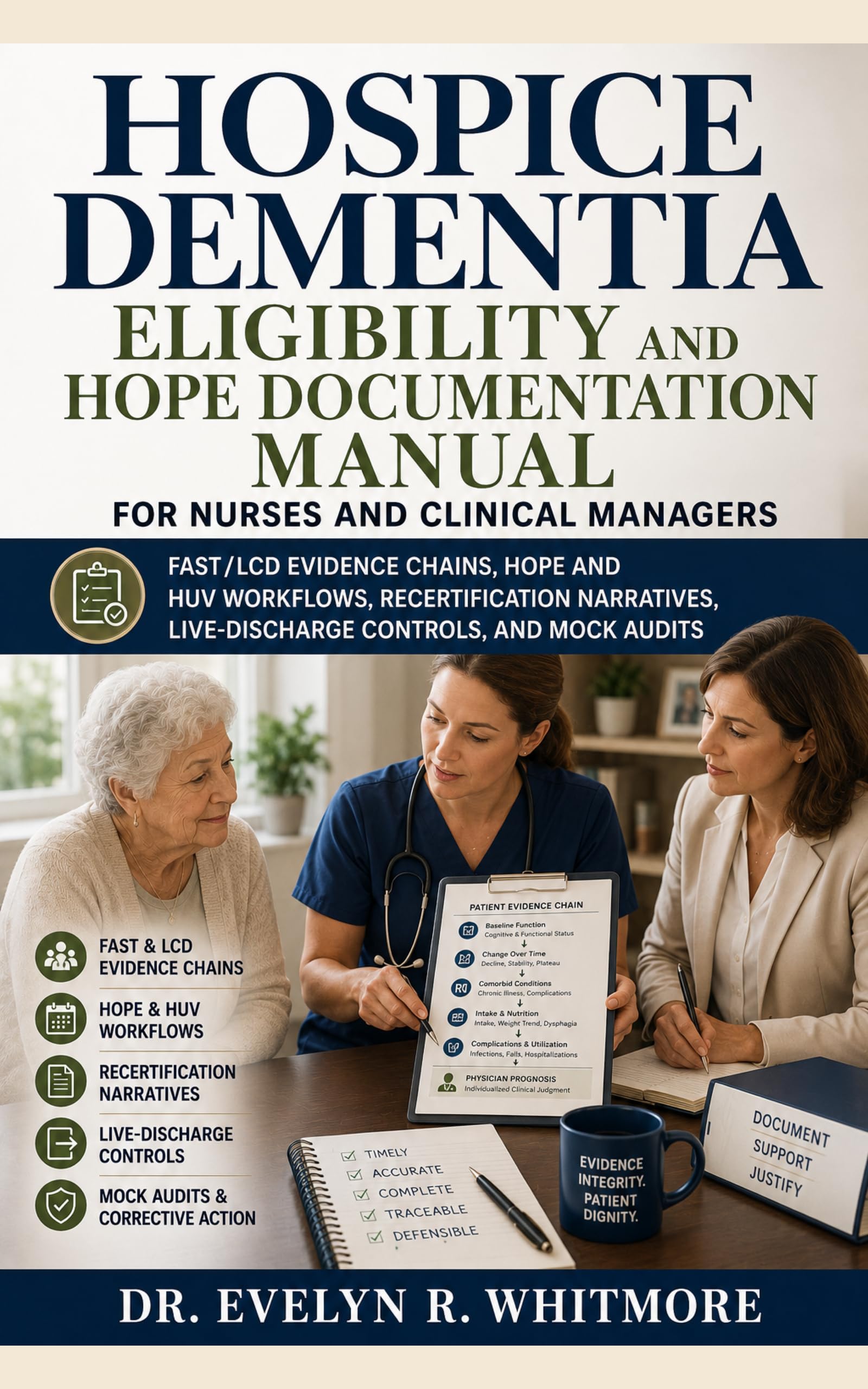 HOSPICE DEMENTIA ELIGIBILITY & HOPE DOCUMENTATION MANUAL FOR NURSES & CLINICAL MANAGERS: FAST/LCD EVIDENCE CHAINS HOPE & HUV WORKFLOWS RECERTIFICATION ... CONTROLS & MOCK AUDITS (English Edition)