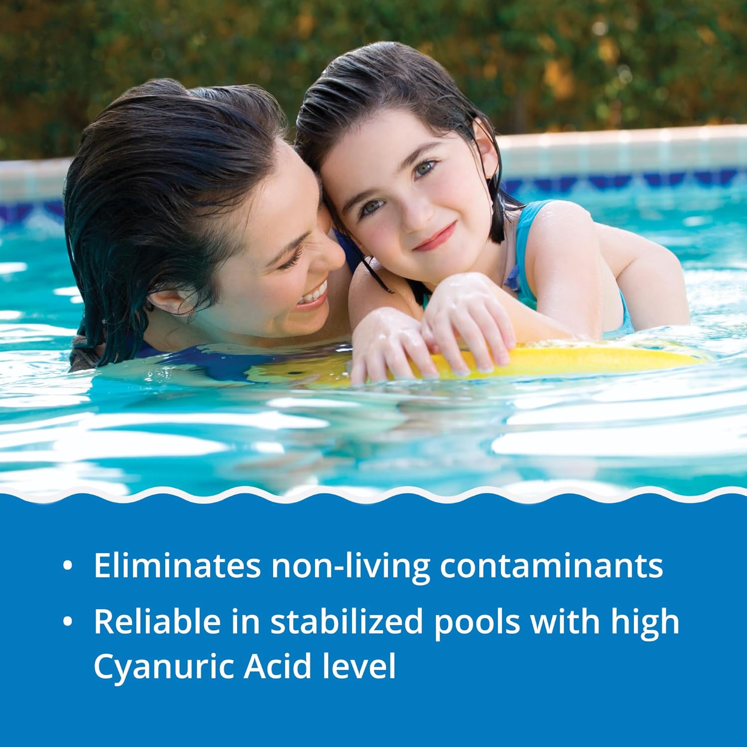 In The Swim Green Pool Recovery Bundle – Quick Clear Green 2 Pound & Cal-Hypo Shock 6 Pound – Treats Green Algae, Clears Cloudy Water, Restores Sparkling Blue Pool