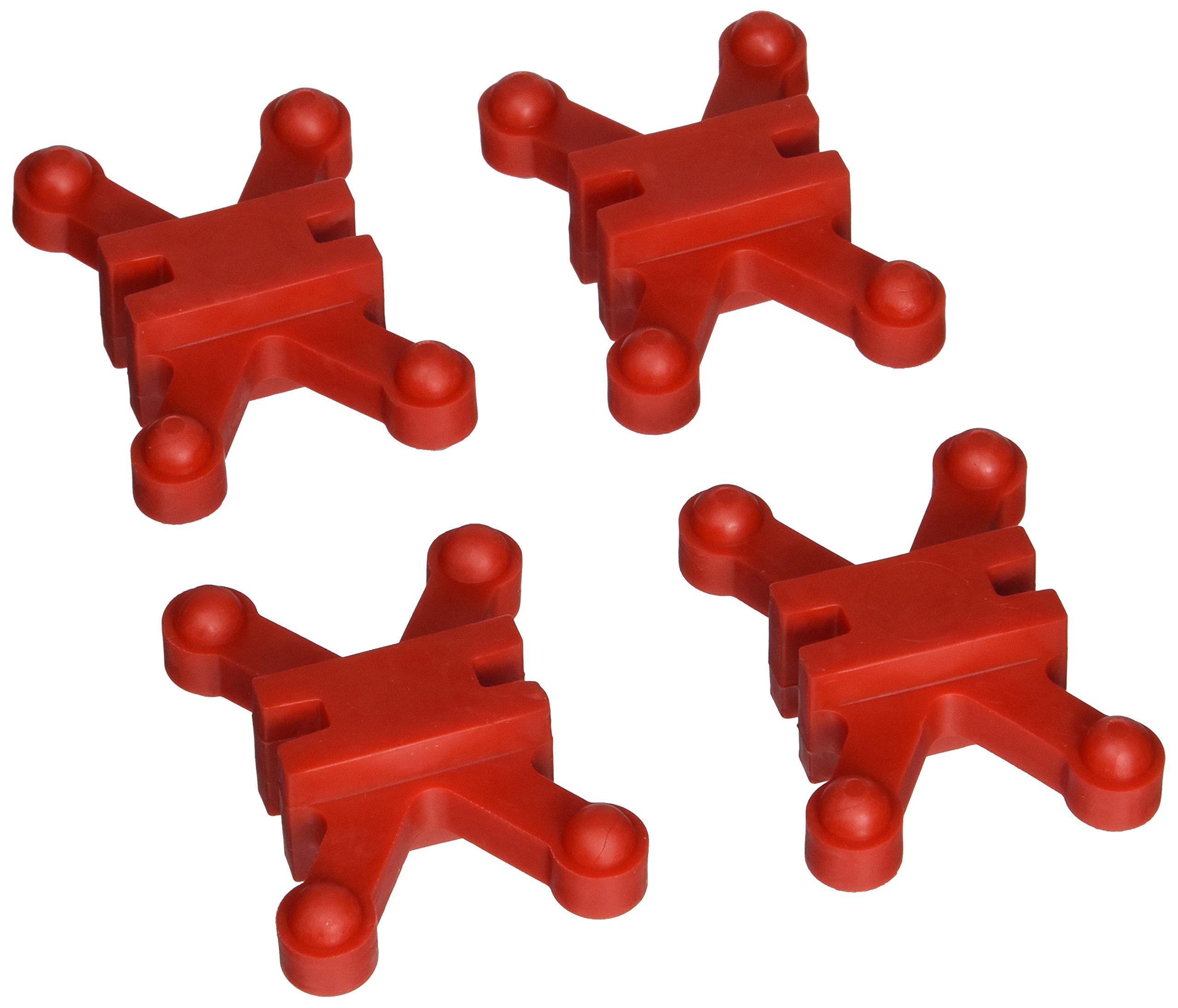 Bowjax Revelation Split amortisseur de vibrations rouge 4-Pack - 3