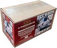 Vista 5 de Au-TOMOTIVE GOLD, INC. Enchufe de enganche negro resistente de clase III con licencia oficial para Jeep Grill