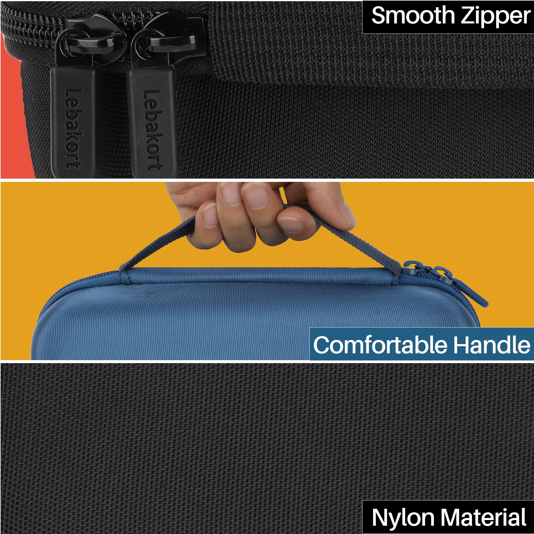 Lebakort Dur Étui Housse Cas Compatible avec DYMO LetraTag LT-100H/LetraTag LT-100H Plus Étiqueteuse Portative