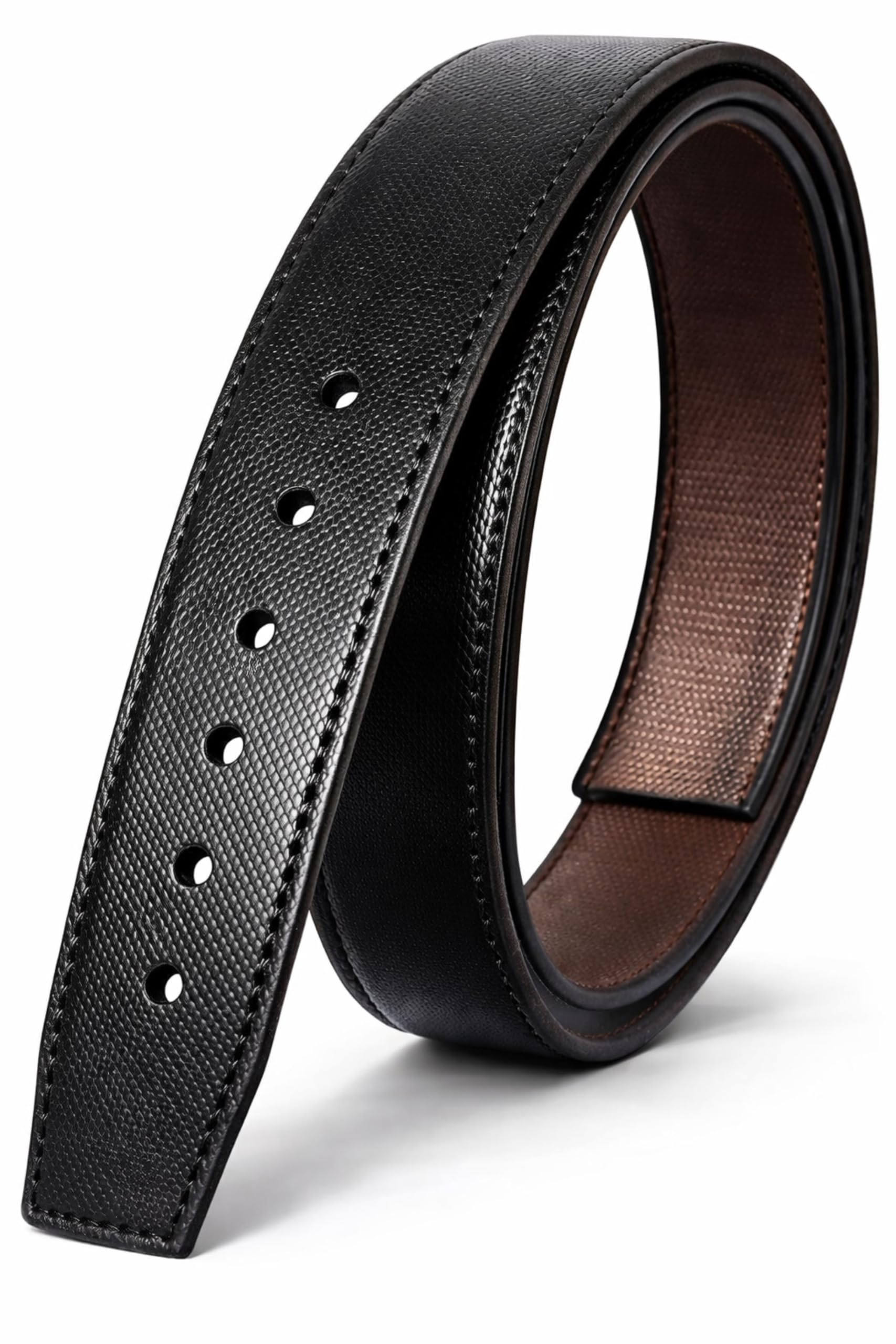 myestore Belt for Men Pu Leather | Belt Strap/Patta without Buckle | Replacment Belt Strap only | Belt with No Buckle_PU HNY-picture-10