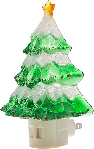 Miniatura 2 de Luces nocturnas cubiertas de nieve para árbol de Navidad, incluye 5 W C7 y enchufe giratorio con interruptor de encendidoapagado