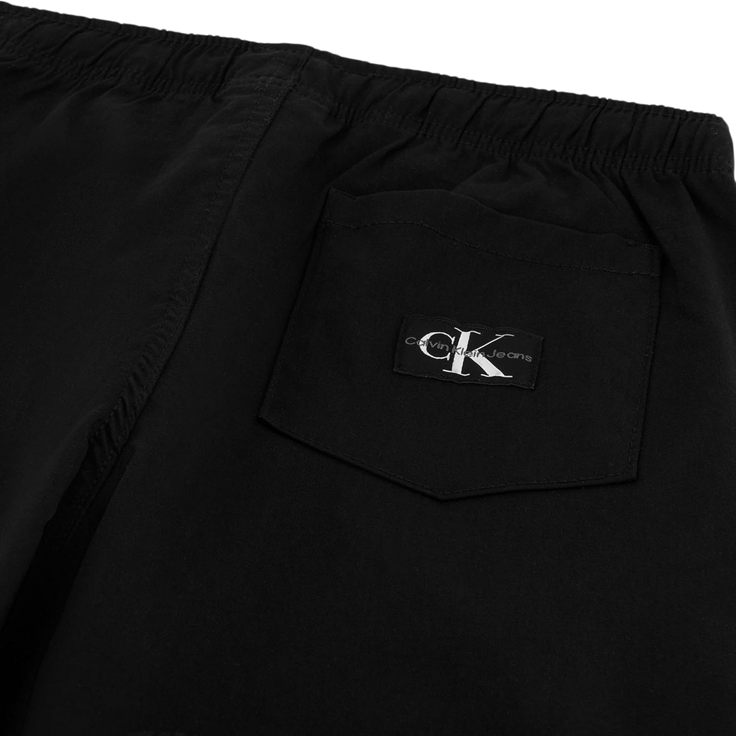 Calvin Klein Boys' Pull-On Tech Stretch Twill Jogger, Drawstring Closure