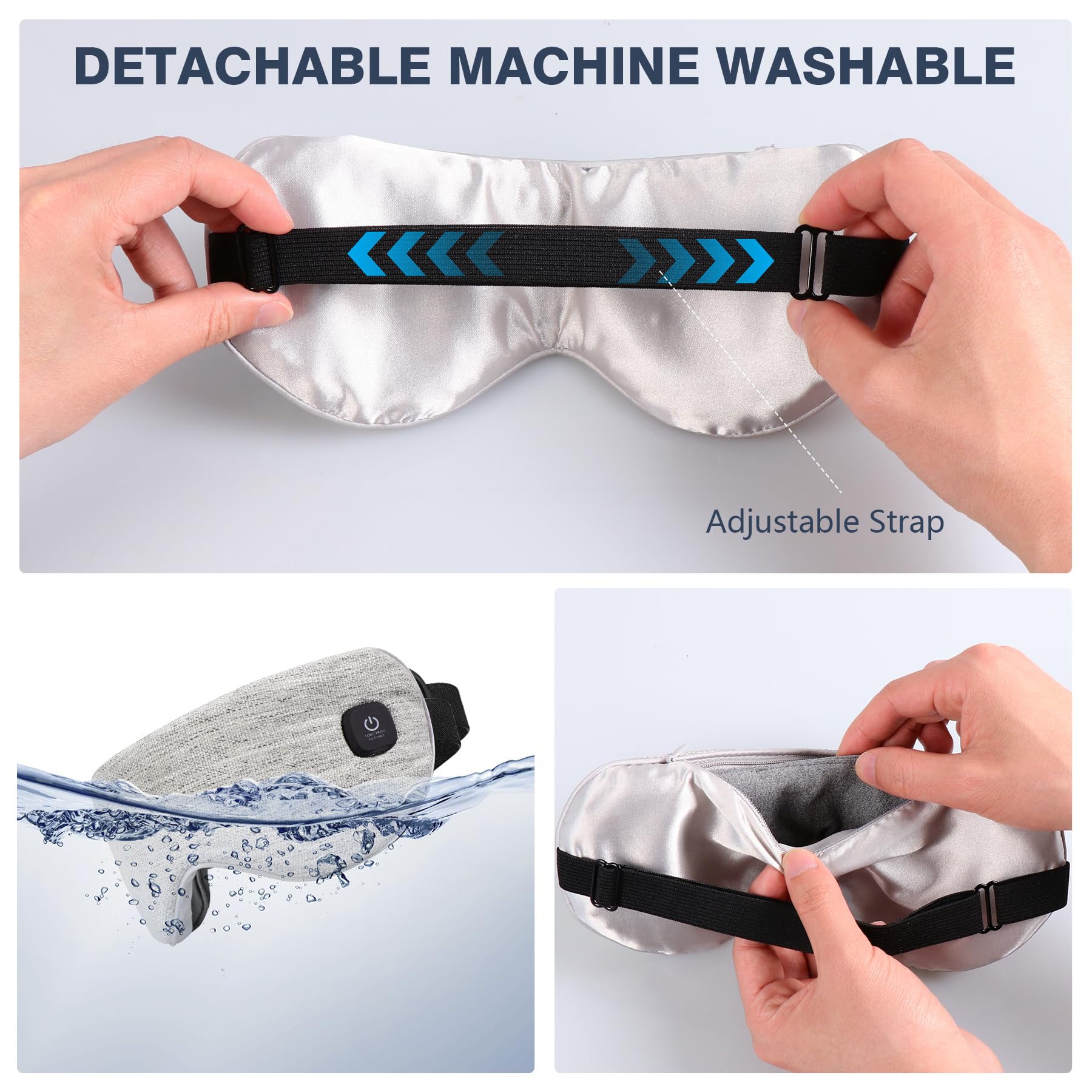 Maschera Per Gli Occhi Riscaldata USB Per Occhi Secchi Con Temperatura Di Riscaldamento Costante Cuscinetto~p137214244