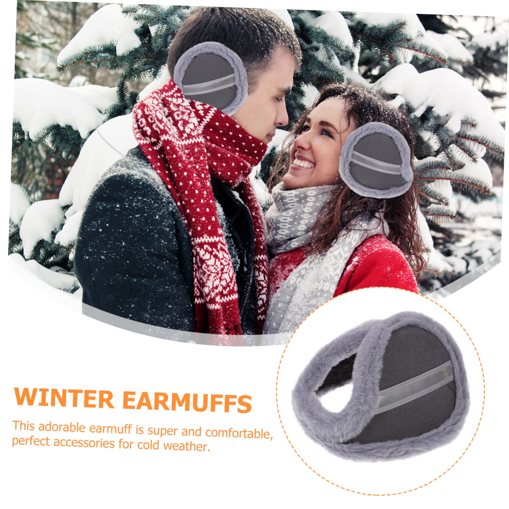 3piezas Orejeras Térmicas Unisex Diseño Moderno Calentadores De Orejas Suaves y Cómodos Para Invierno Para Actividades Al Aire y Festividades