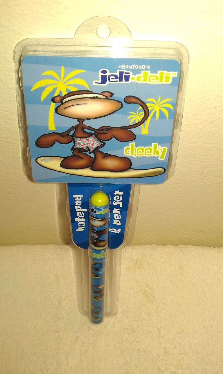 Santoro's Jeli Deli Cheeky Notepad & Pen Set Amazon.in Office Products