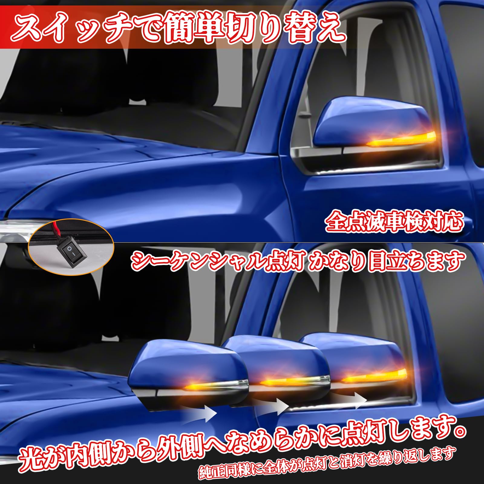 Amazon.co.jp: POPMOTORZ 50系 RAV4専用 PHVトヨタ適用 30系