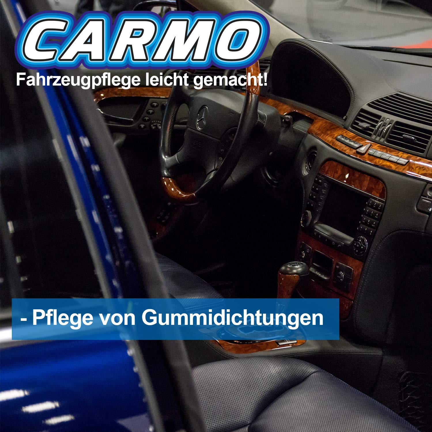 CARMO Kunststoffpflege mit Tiefenwirkung/Reifenpflege - 12 Stück