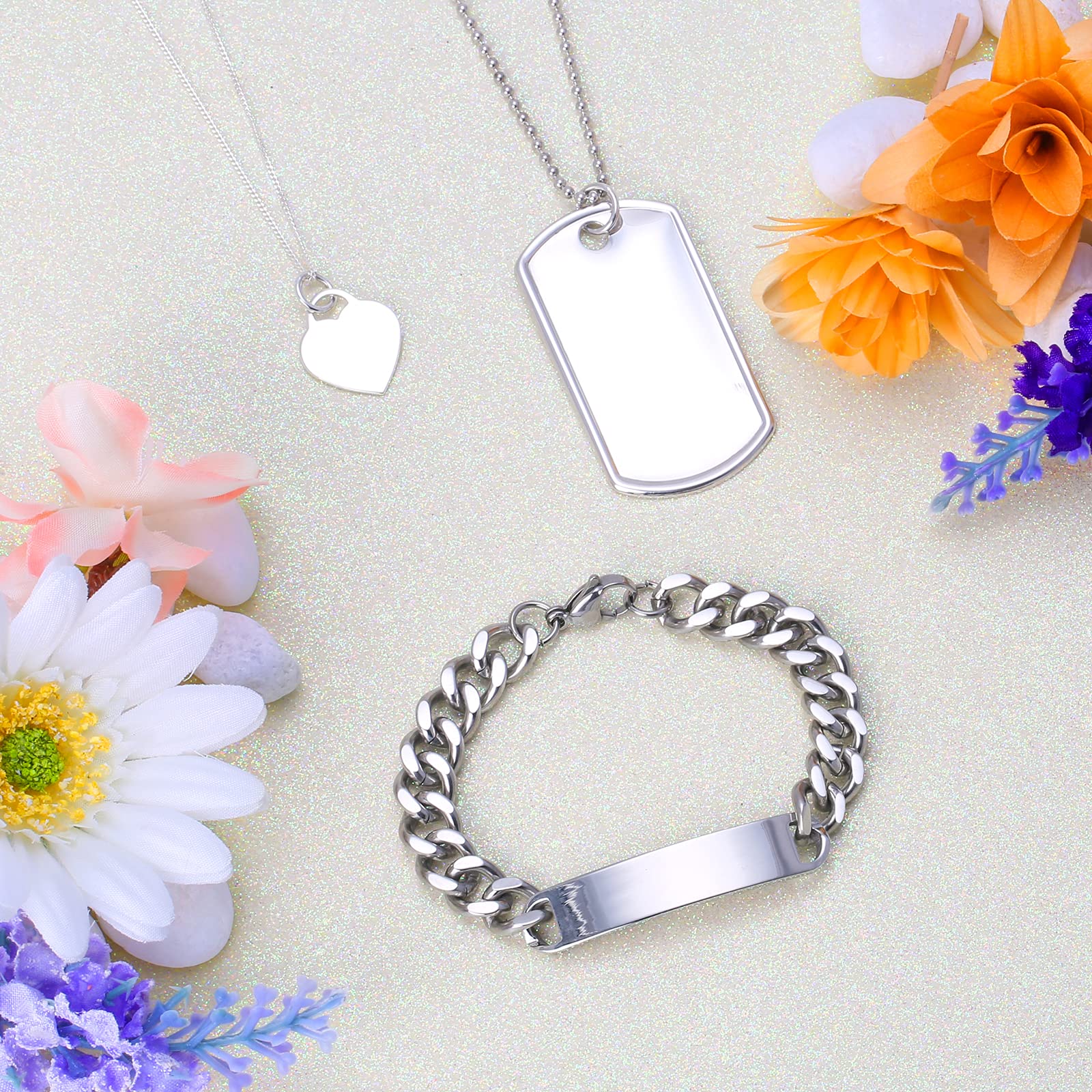 Bling Jewelry Collana con ciondolo a forma di cuore piccolo minimalista di medie dimensioni semplice e liscio per adolescenti e donne in argento sterling .925