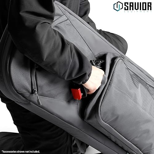Miniatura 4 de Savior Equipment Specialist Series - Mochila táctica para rifle SBR de 30 pulgadas y 34 pulgadas, funda suave para armas de fuego con compartimento,