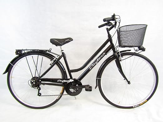 Daytona Bicicletta Donna Bici da Passeggio City Bike 28 Trekking con Cambio  6v e Cesto : Sport e tempo libero