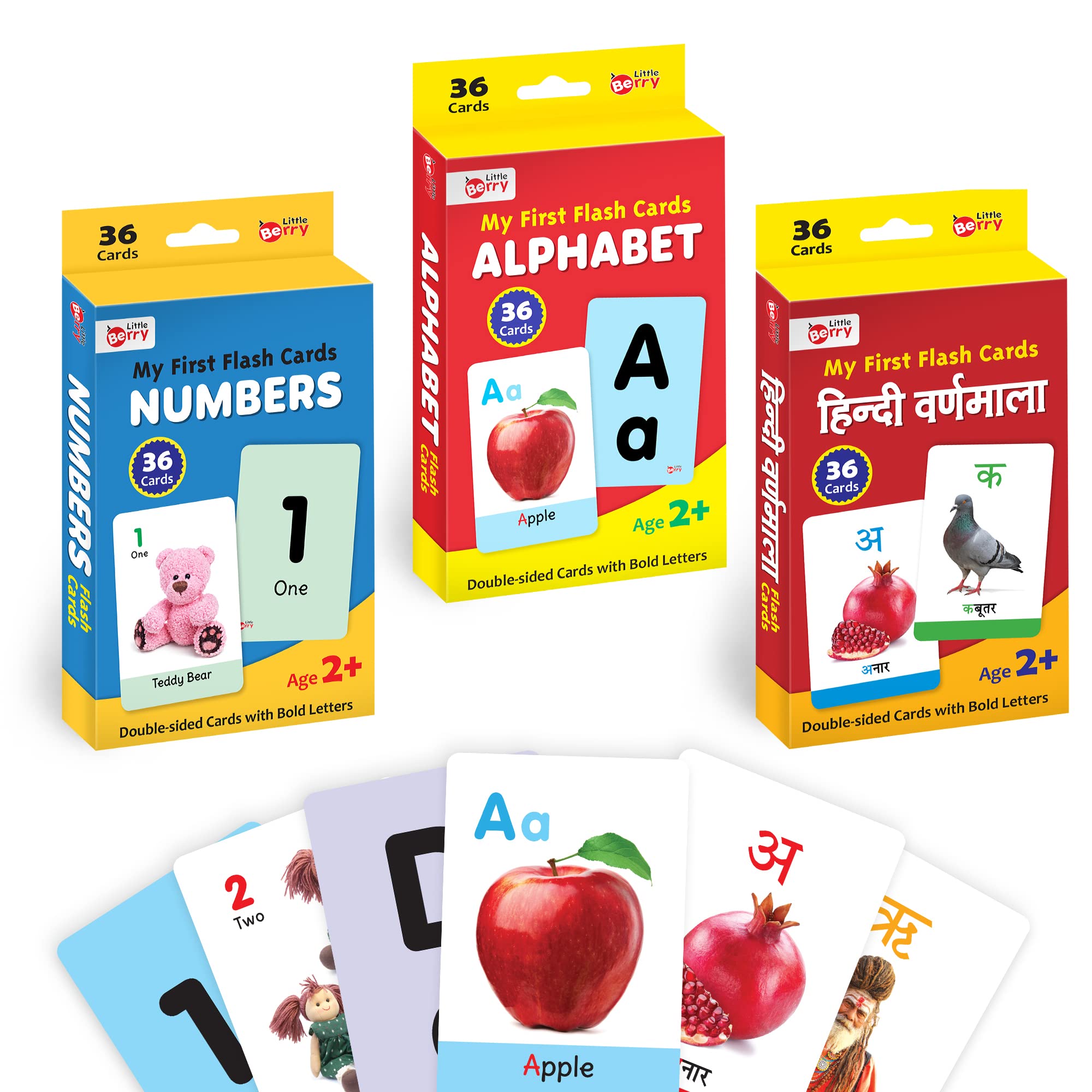 Little Berry My First Vocabulary,Spatial Awareness Flash Cards for Kids(Combo of 3):Alphabets,Numbers,Hindi Varnamala,108 Cards for Preschoolers & Toddlers 2-6 Years,Learning Guide&Activities Included-picture-31