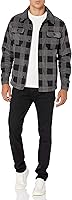Vista 4 de Tienda Essentials Men's Long-Sleeve Polar Fleece Shirt Jacket
