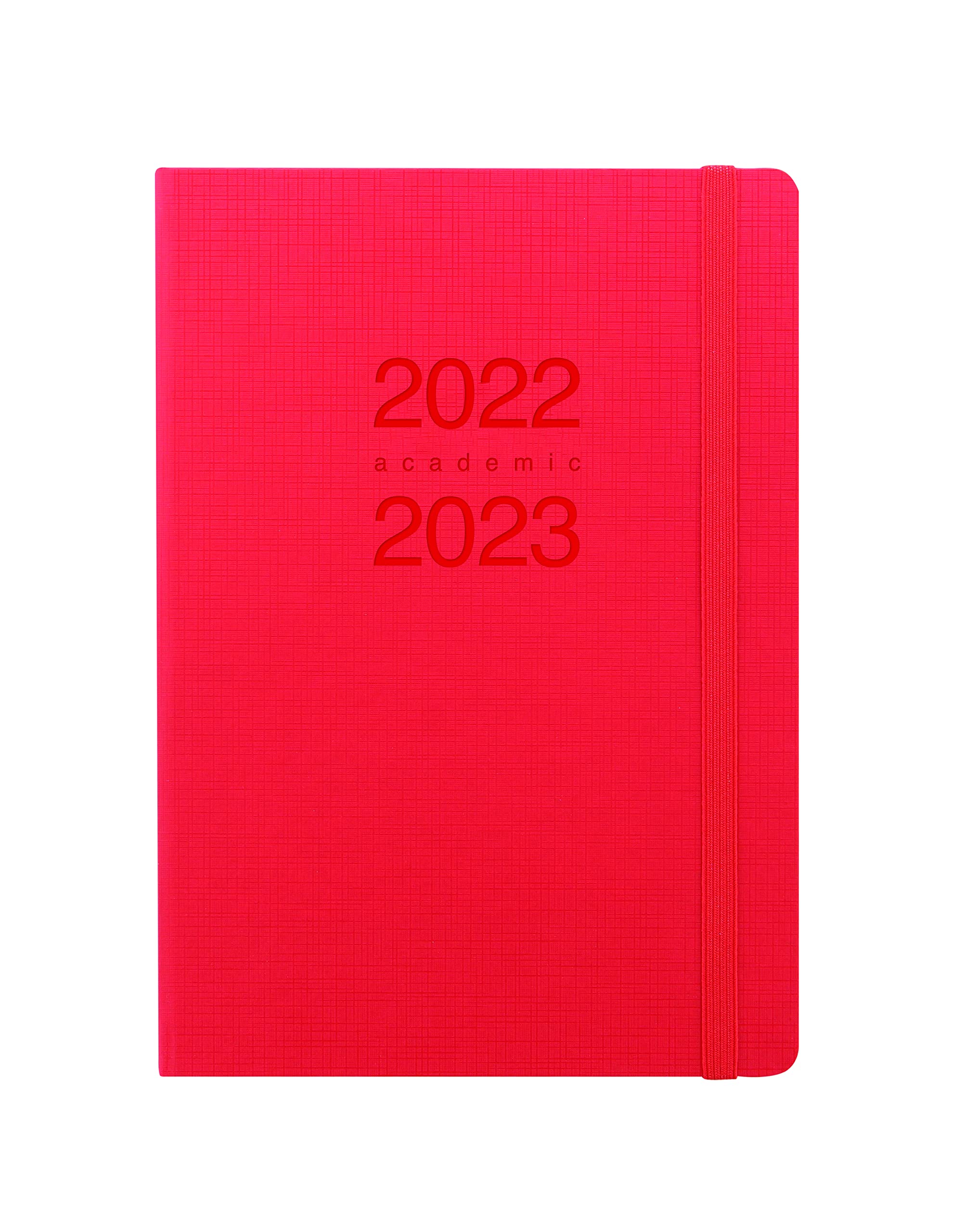 Letts Memo A5 Academic 22.23 Week to View Diary - red