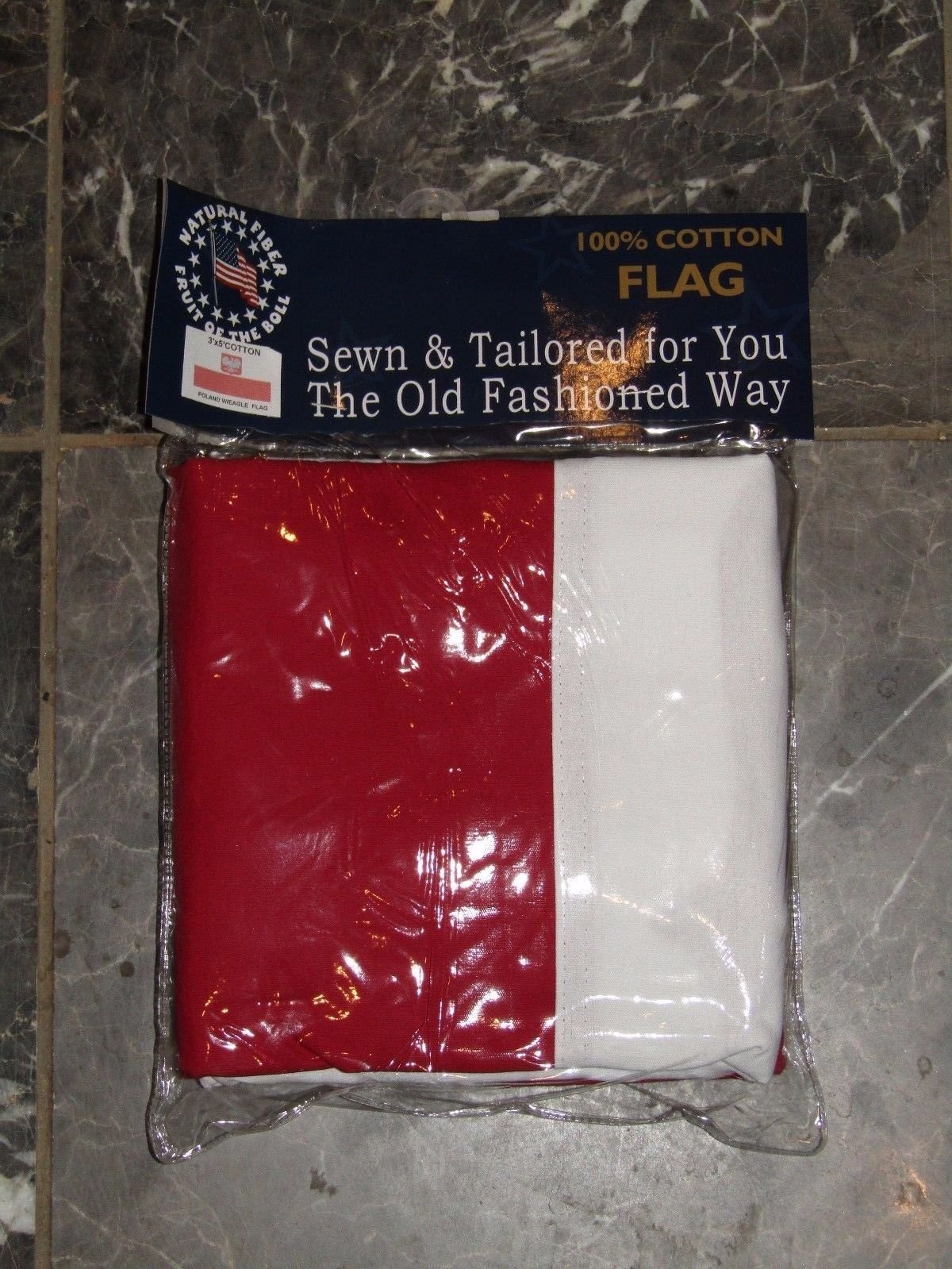 3x5 Embroidered Poland Eagle Flag – Polish Polska Synthetic Cotton – Trade Winds 600D