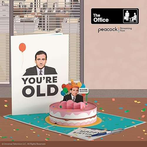 Miniatura 7 de Lovepop Tarjeta emergente de feliz cumpleaños para ella y él  Tarjetas de felicitación de cumpleaños 3D The Office para niños, niñas, hombres y