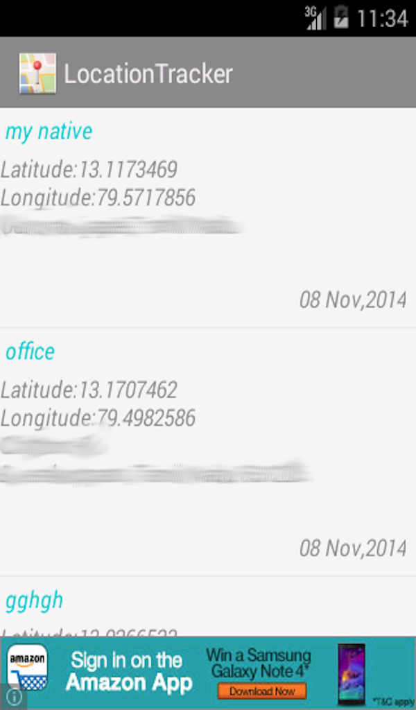 Mobile Track Location for Android