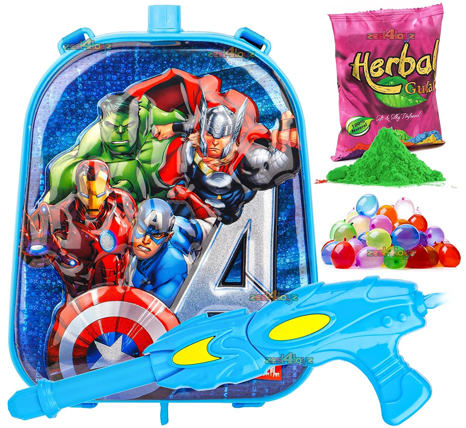 Zest 4 Toyz Water Gun Toy High Pressure Pichkari with Back Holding Tank Water Capacity 5 litres Approx Pool Party Summer Festive Fun Toys for Boys Girls Multicolor (B083R9KWMP) Amazon Price History, Amazon Price Tracker