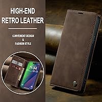 Vista 37 de SINIANL Funda de cuero para iPhone 15 Pro Max, cartera para iPhone 15 Pro Max, funda tipo cartera plegable con función atril magnética, ranuras