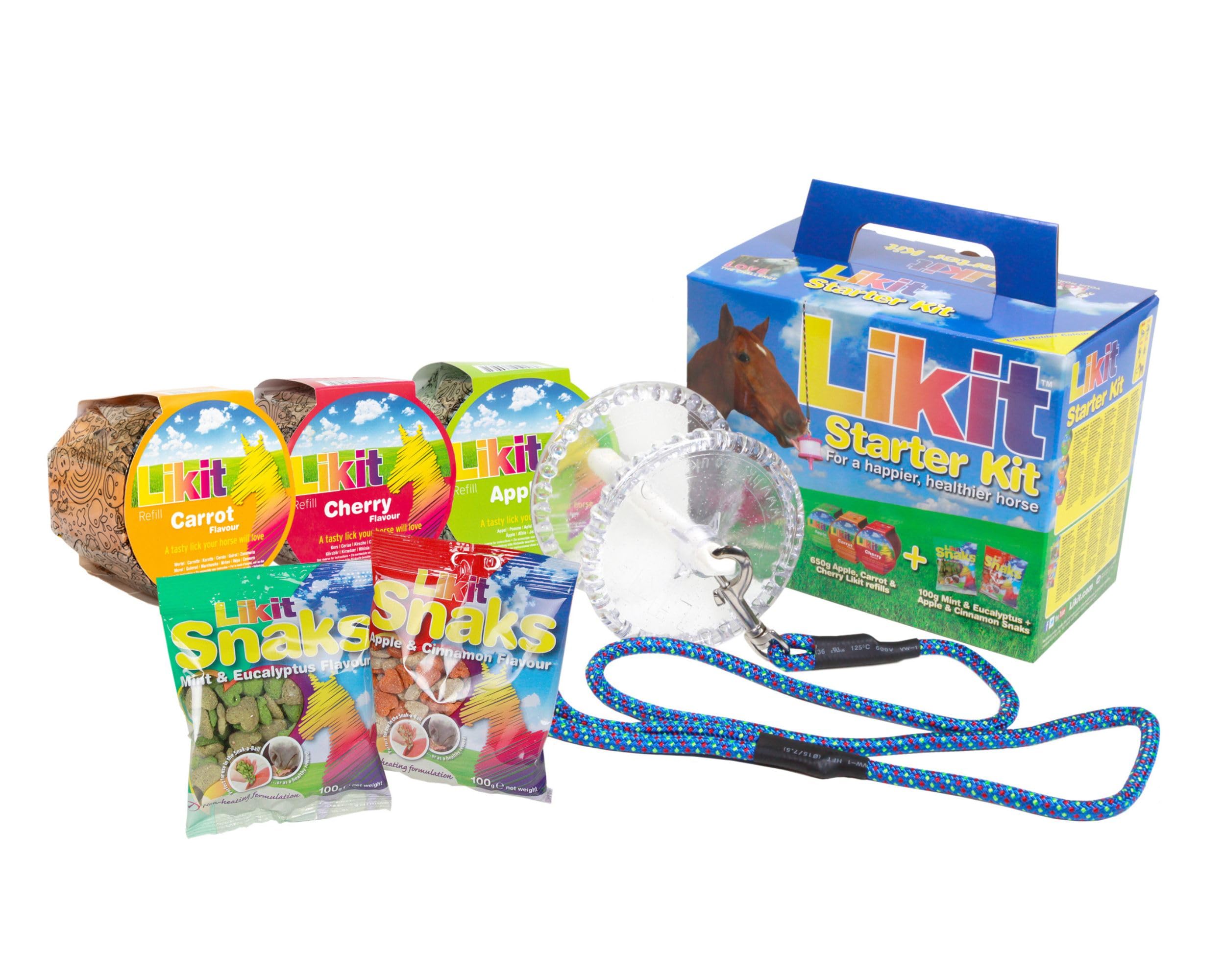 Kit de principiante Likit (TM) para caballos, transparente