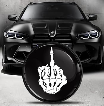 Biomar Labs Compatible with BMW Emblem 51148132375 Front/Hood/Trunk Tuning Badge Logo 82mm EO 19