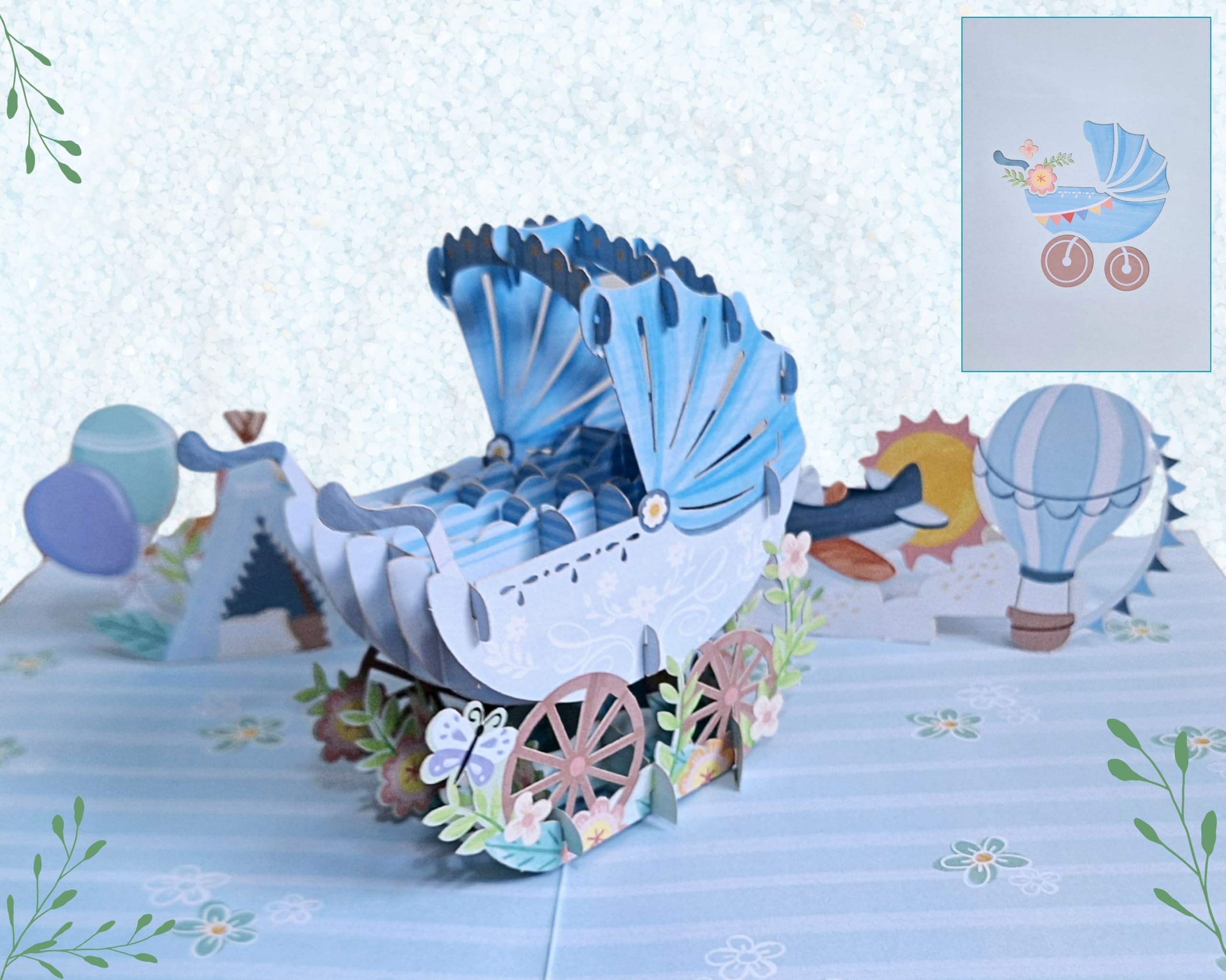 Card Mavens Greeting Cards for Baby Boy or Girl Newborn Baby Cards Pop Up Card for New Baby Boy New Baby Girl New Baby Congratulations Card Welcome Home Baby Shower Card Congratulations Baby Card