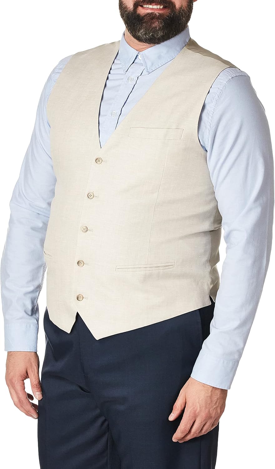 Perry Ellis Men's Solid Vest