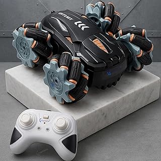 GRAPHENE 4X4 Remote Control Drift Stunt Car 4WD Racing Fall Resistant RC Car 360° Rotating Dual Sided Climbing High-Speed Tumbling Cross-Country Battl