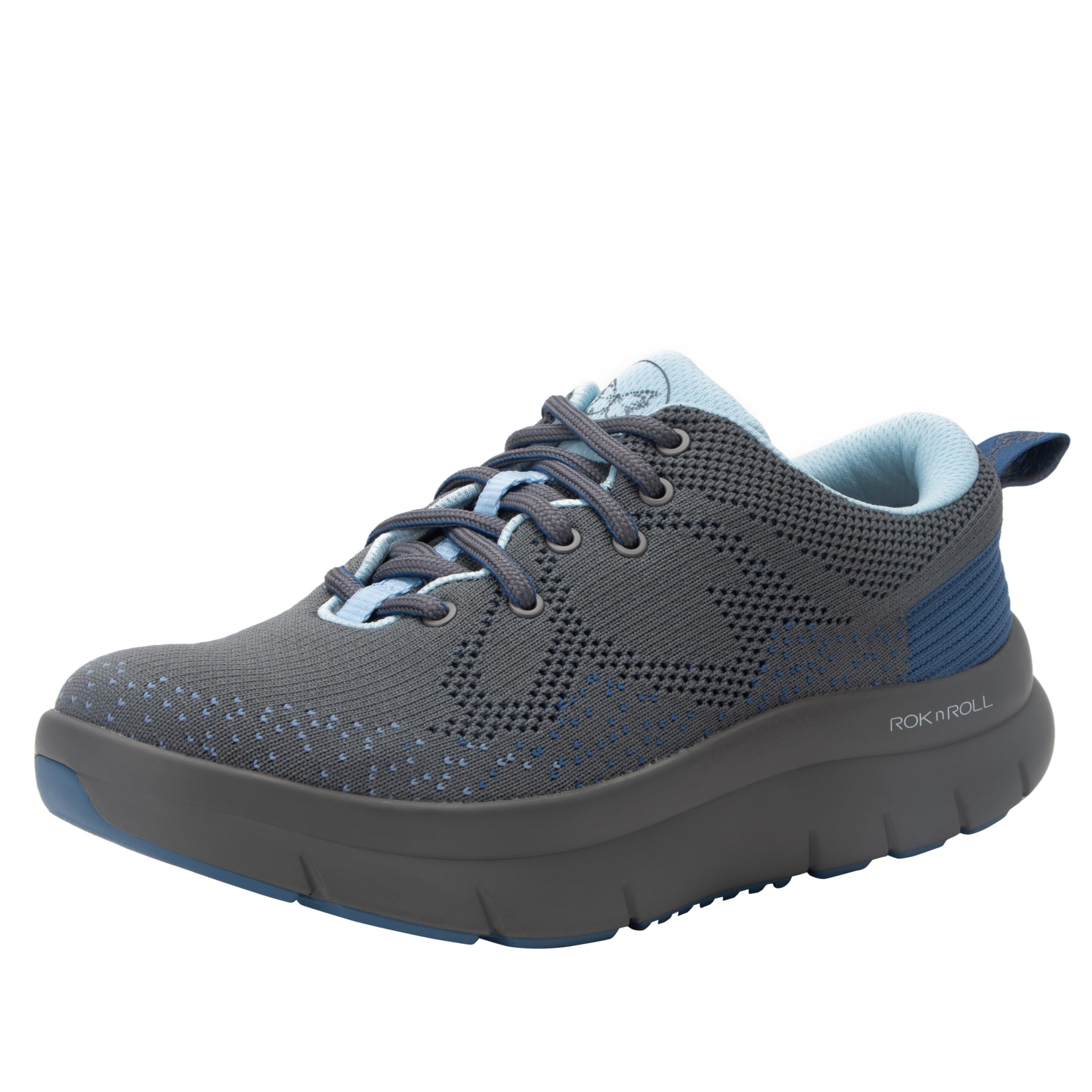 Alegria Rok N Roll Women Roll On Blue Whisper Athletic Walking Shoe 9 M US