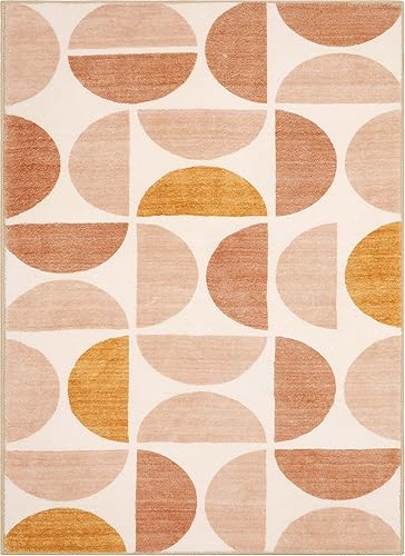 Miniatura 6 de Lahome - Alfombra bohemia para dormitorio, oficina, antideslizante, suave, para aula, geométrica, pequeña, ultrafina, para sala de estar, entrada