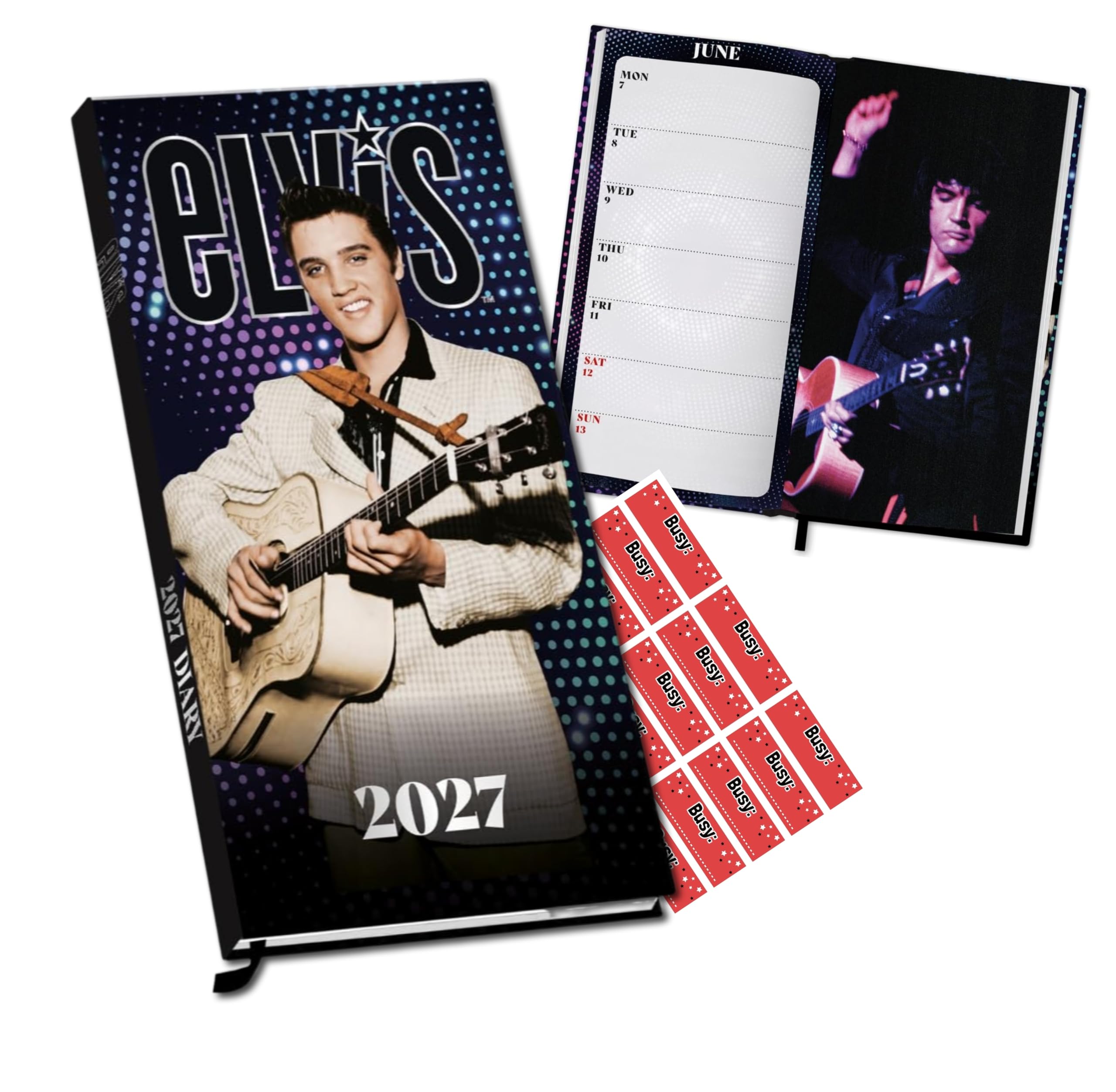 Elvis Diary 2027 Slim Pocket Diary Elvis Presley Calendar