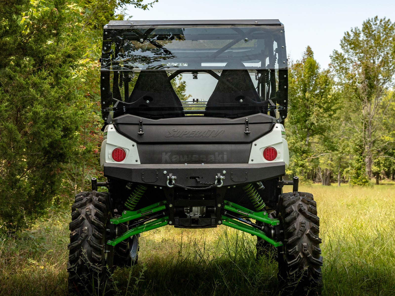 Amazon.com: SuperATV Heavy Duty Rear Windshield for 2014+ Kawasaki