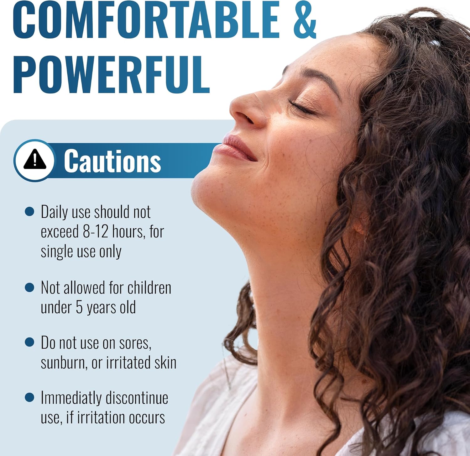 Nasal Strips for Snoring 50 Pieces, Nose Strips to Stop Snoring and Airflow Support, Nasal Congestion Anti Snoring Strips for Men Women, Nose Tape for Sports and Sleep (50) - Image 7