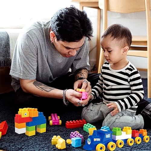 Miniatura 5 de ONONCE Building Block Toys for Toddler, 250 Pieces Kids Toddler Preschool Educational Toys for Kids Age 3 4 5, Sensory Montessori Toys Kit,Gift