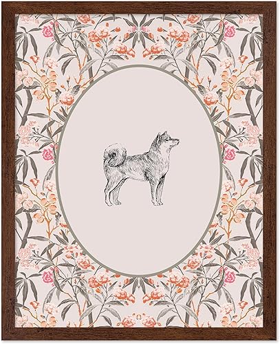 Miniatura 23 de Poster Master Impresión Vintage de Cachorro - Póster Retro de Perro - Arte Pastel - Diseño de Pared de Animal Floral - Arte Bohemio Chic -