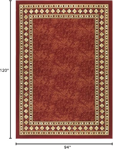 Miniatura 194 de Antep Rugs Alfombras modernas con bordes de 2 x 7 pies antideslizantes (antideslizante) de perfil bajo con parte trasera de goma para interiores