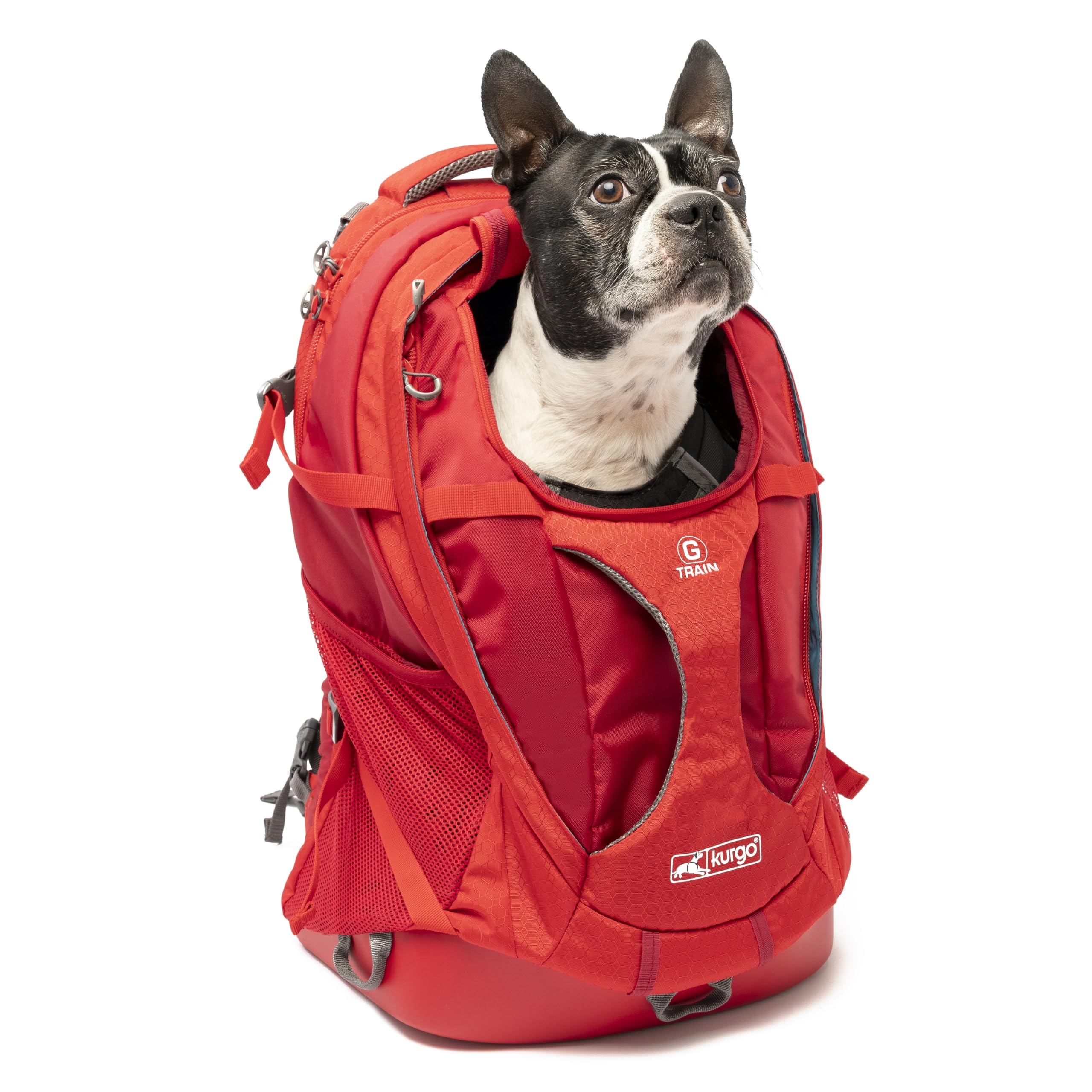 Kurgo G-Train Pet Carrier Backpack in Chili Red