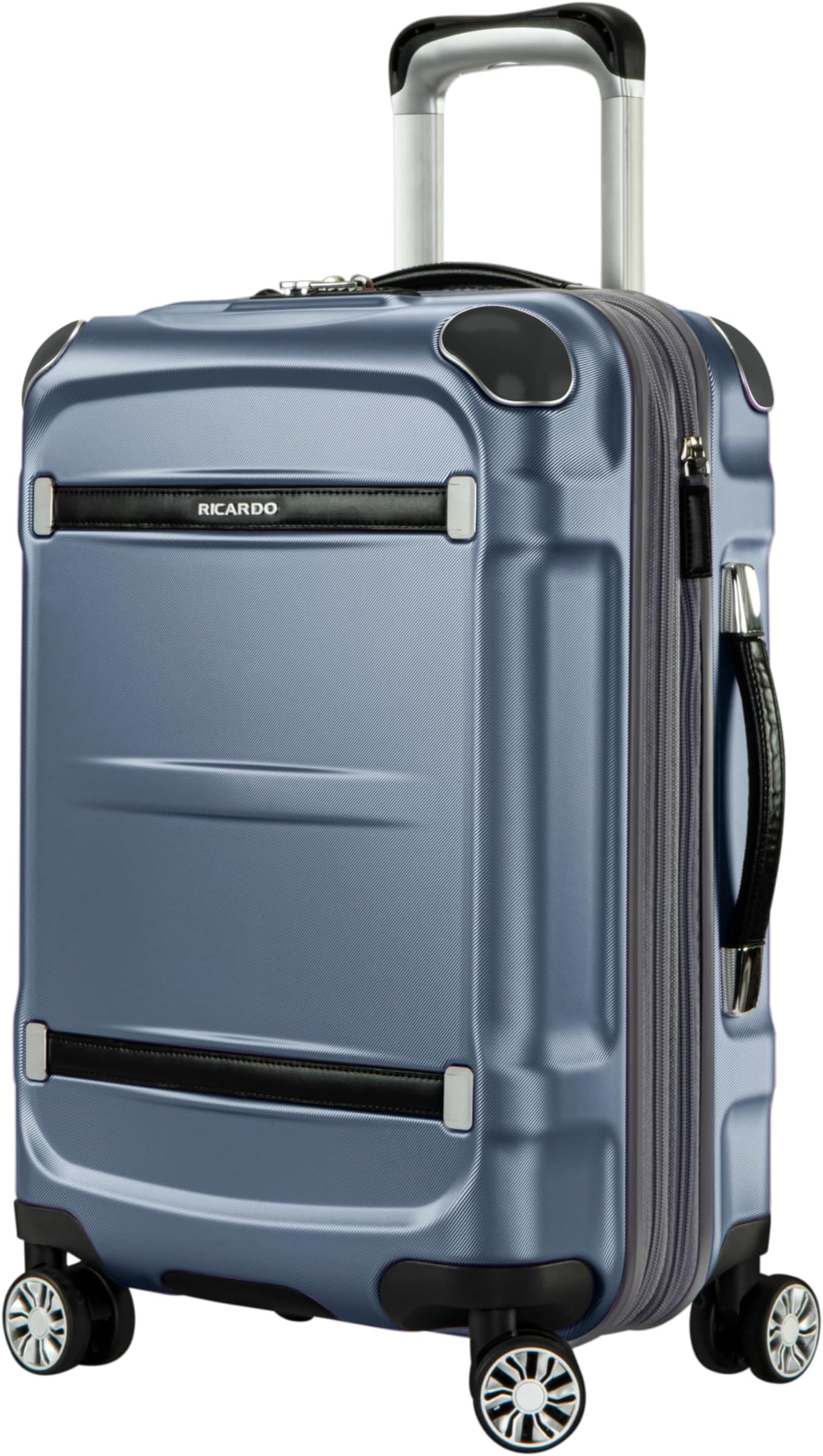 Rodeo Drive 2.0 Hardside 4 Wheel Spinner, TSA Lock, Lightweight Suitcase, Unisex, Stylish, Arctic Blue, 21-Inch Carry-On