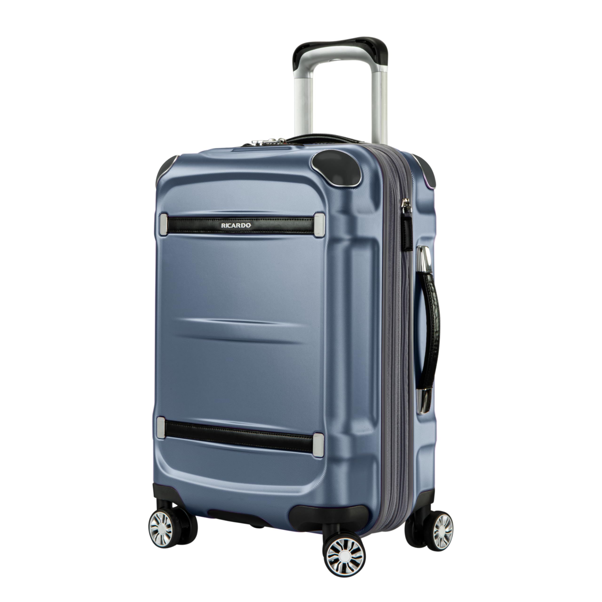 Ricardo Beverly HillsRodeo Drive 2.0 Hardside 4 Wheel Spinner, TSA Lock, Lightweight Suitcase, Unisex, Stylish, Arctic Blue, 21-Inch Carry-On